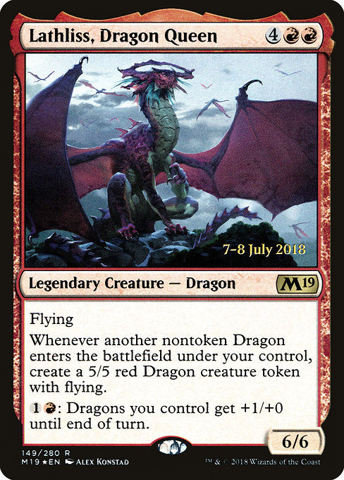 Lathliss, Dragon Queen [Core Set 2019 Promos] | Gam3 Escape