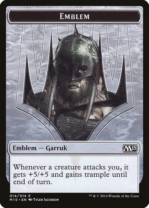 Garruk, Apex Predator Emblem [Magic 2015 Tokens] | Gam3 Escape