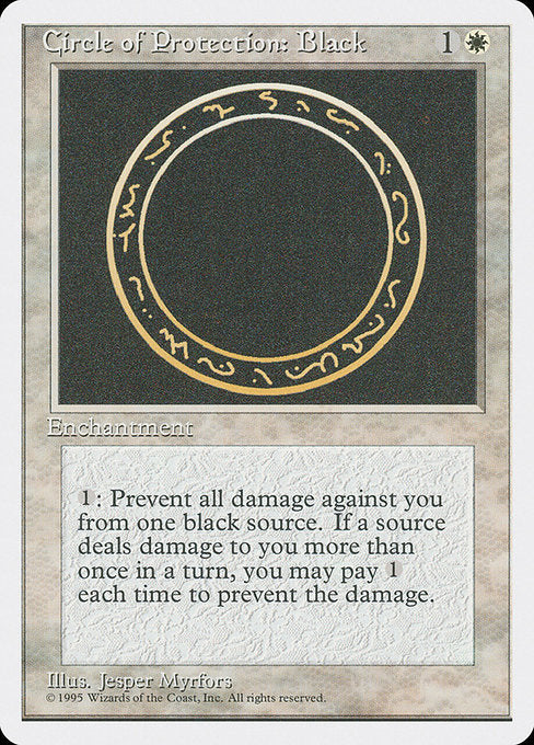Circle of Protection: Black [Fourth Edition] | Gam3 Escape