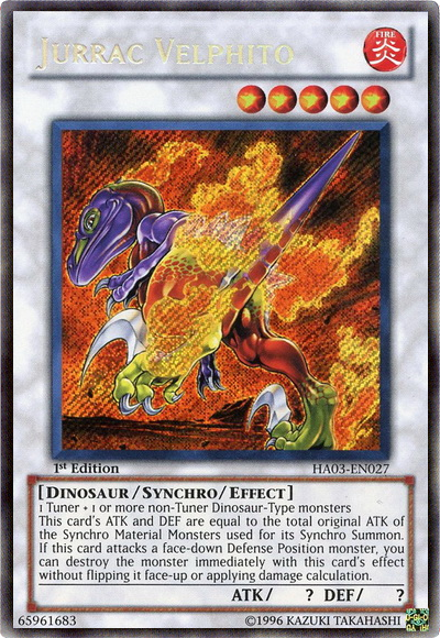 Jurrac Velphito [HA03-EN027] Secret Rare | Gam3 Escape