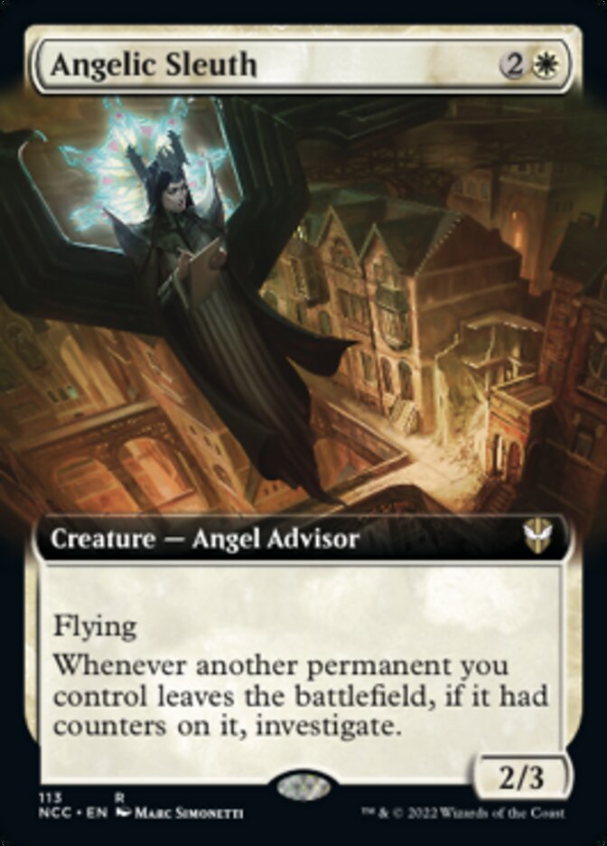 Angelic Sleuth (Extended Art) [Streets of New Capenna Commander] | Gam3 Escape
