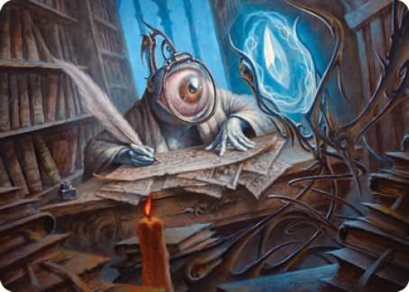 Unblinking Observer Art Card [Innistrad: Midnight Hunt Art Series] | Gam3 Escape