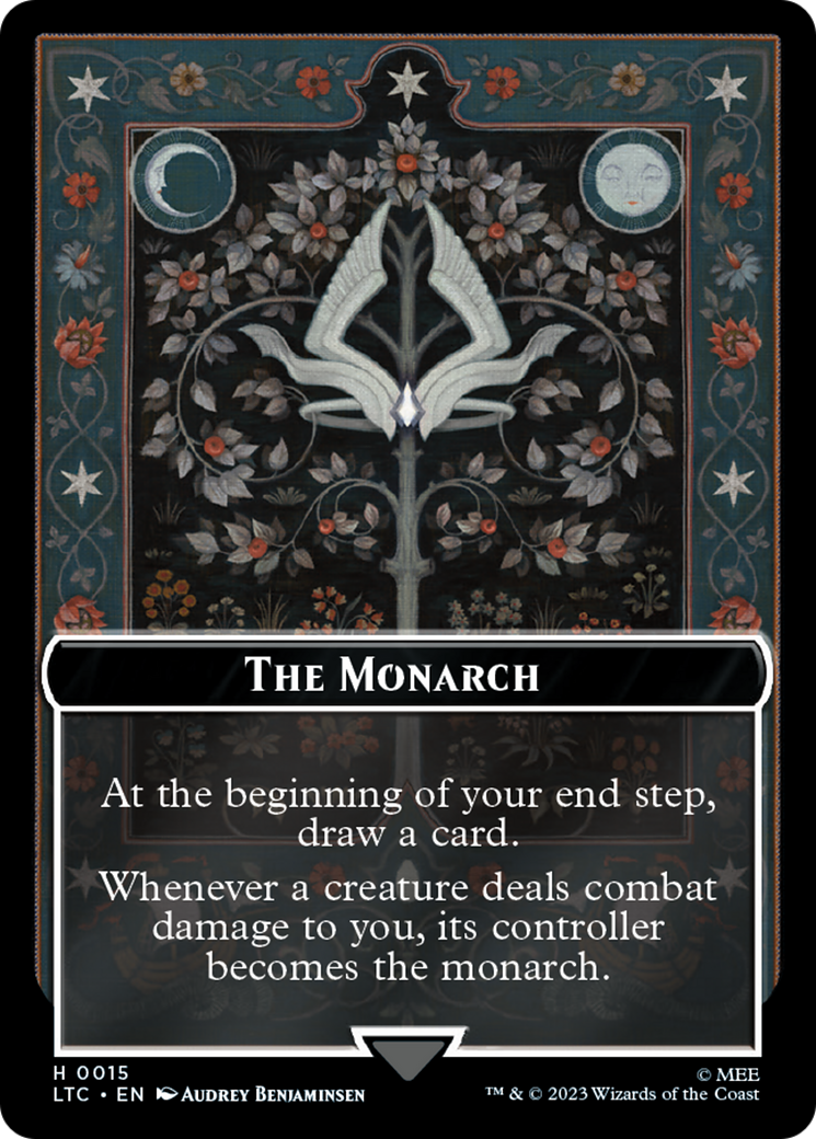 The Monarch // Treasure Double-Sided Token [The Lord of the Rings: Tales of Middle-Earth Commander Tokens] | Gam3 Escape