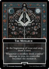 The Monarch // Treasure Double-Sided Token [The Lord of the Rings: Tales of Middle-Earth Commander Tokens] | Gam3 Escape