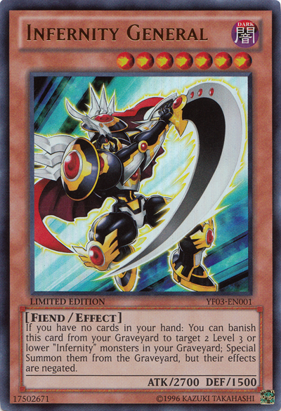 Infernity General [YF03-EN001] Ultra Rare | Gam3 Escape