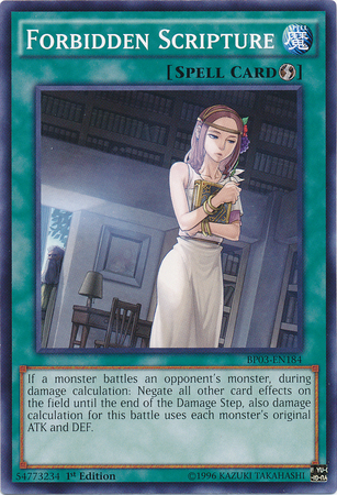 Forbidden Scripture [BP03-EN184] Common | Gam3 Escape