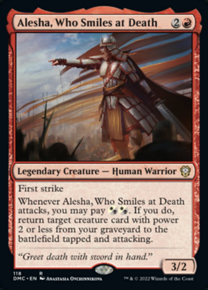 Alesha, Who Smiles at Death [Dominaria United Commander] | Gam3 Escape