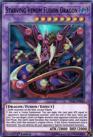 Starving Venom Fusion Dragon [FIGA-EN060] Super Rare | Gam3 Escape
