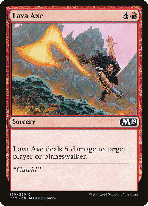 Lava Axe [Core Set 2019] | Gam3 Escape