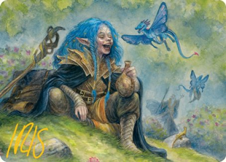 Feywild Trickster Art Card (Gold-Stamped Signature) [Dungeons & Dragons: Adventures in the Forgotten Realms Art Series] | Gam3 Escape