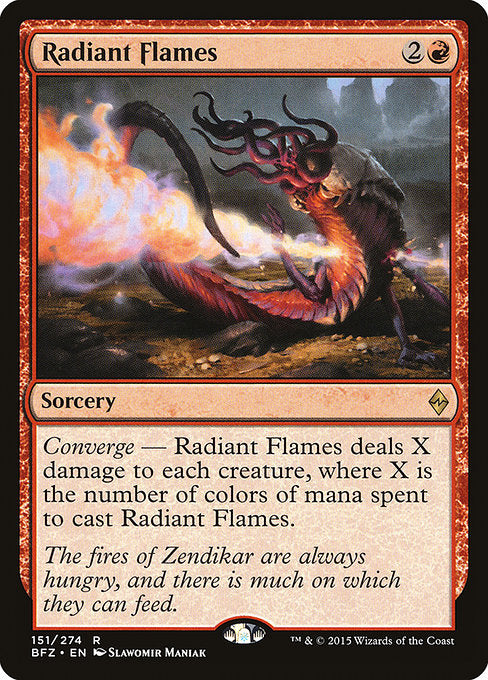 Radiant Flames [Battle for Zendikar] | Gam3 Escape