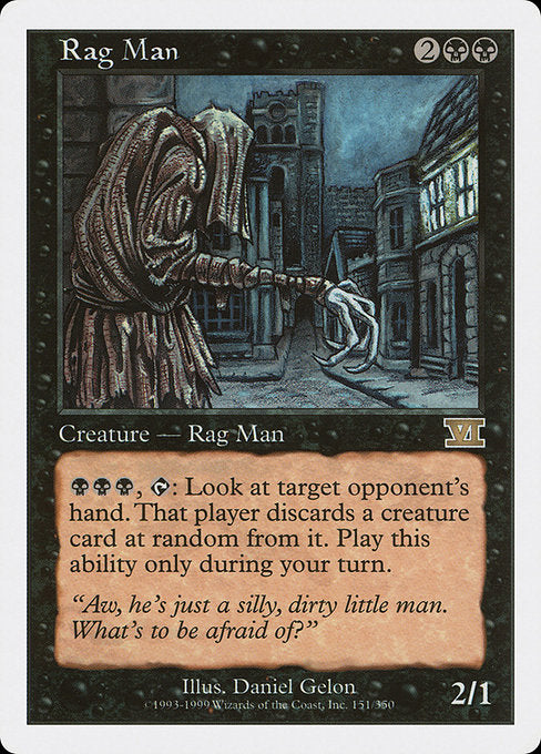 Rag Man [Classic Sixth Edition] | Gam3 Escape