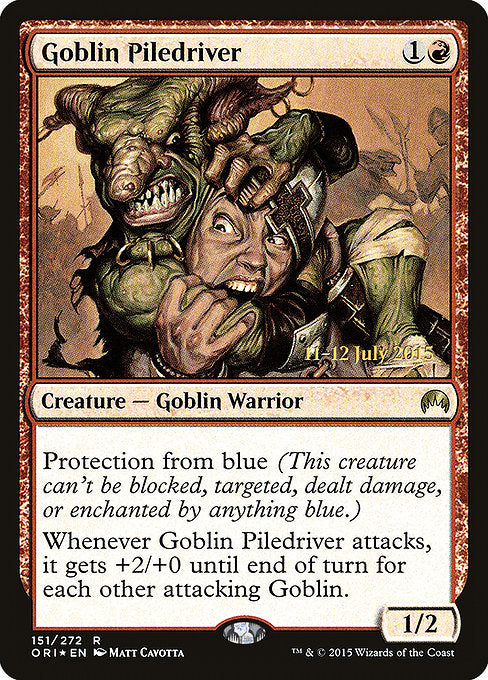 Goblin Piledriver [Magic Origins Promos] | Gam3 Escape