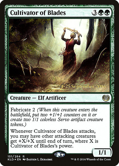 Cultivator of Blades [Kaladesh Promos] | Gam3 Escape