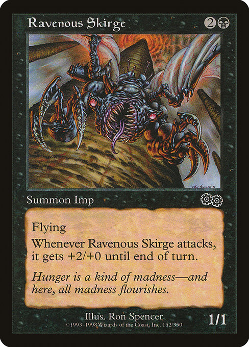 Ravenous Skirge [Urza's Saga] | Gam3 Escape