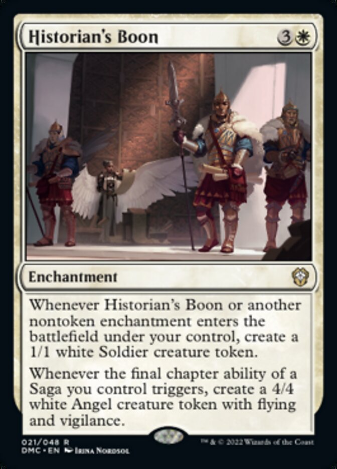 Historian's Boon [Dominaria United Commander] | Gam3 Escape