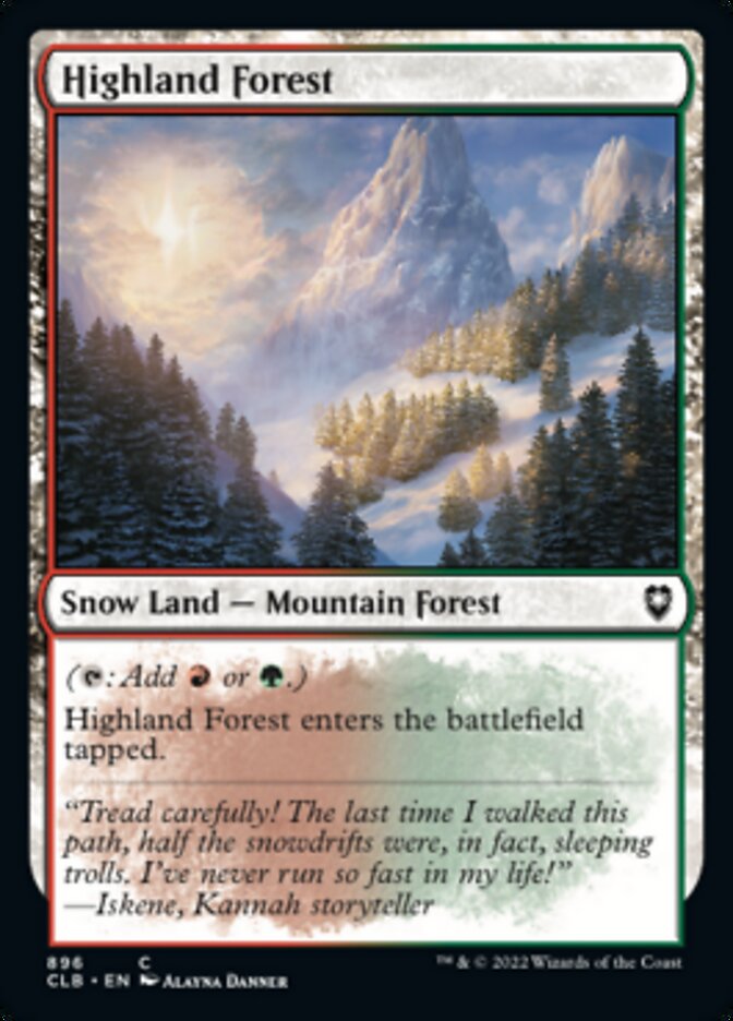 Highland Forest [Commander Legends: Battle for Baldur's Gate] | Gam3 Escape