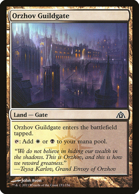 Orzhov Guildgate [Dragon's Maze] | Gam3 Escape