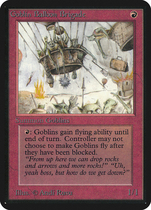 Goblin Balloon Brigade [Limited Edition Alpha] | Gam3 Escape