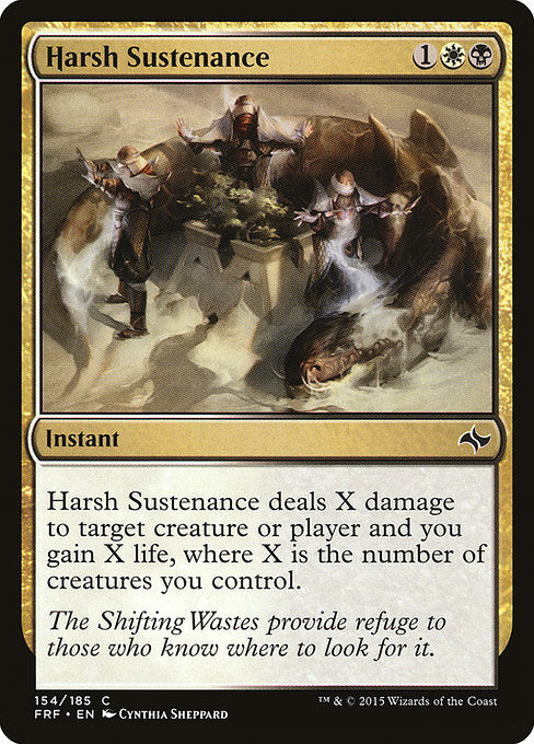 Harsh Sustenance [Fate Reforged] | Gam3 Escape