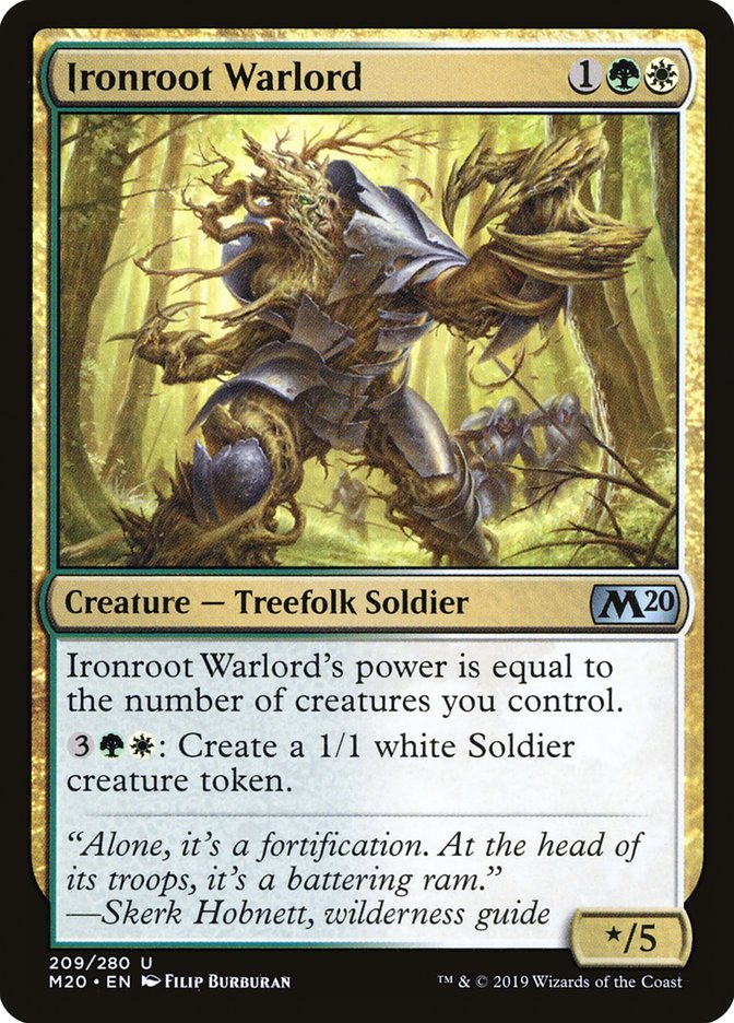 Ironroot Warlord [Core Set 2020] | Gam3 Escape