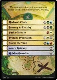 Checklist Card - Rivals of Ixalan [Rivals of Ixalan Tokens] | Gam3 Escape