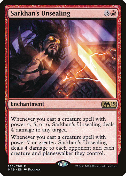 Sarkhan's Unsealing [Core Set 2019] | Gam3 Escape