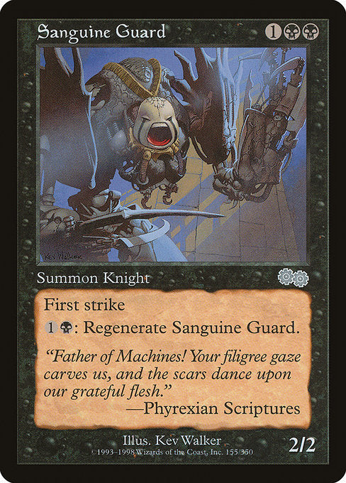 Sanguine Guard [Urza's Saga] | Gam3 Escape