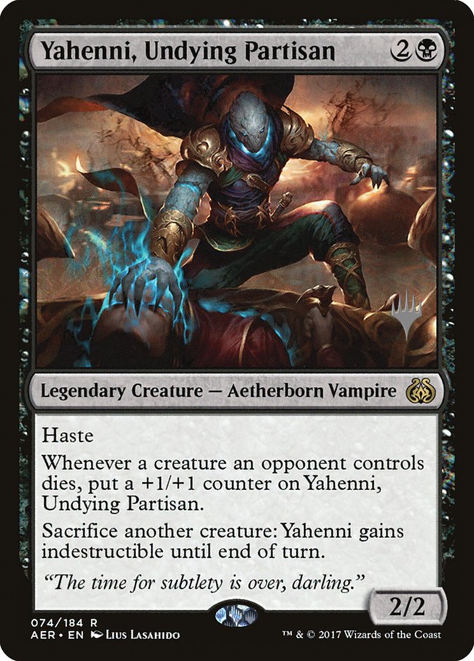 Yahenni, Undying Partisan (Promo Pack) [Aether Revolt Promos] | Gam3 Escape