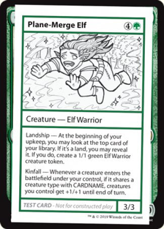 Plane-Merge Elf (2021 Edition) [Mystery Booster Playtest Cards] | Gam3 Escape