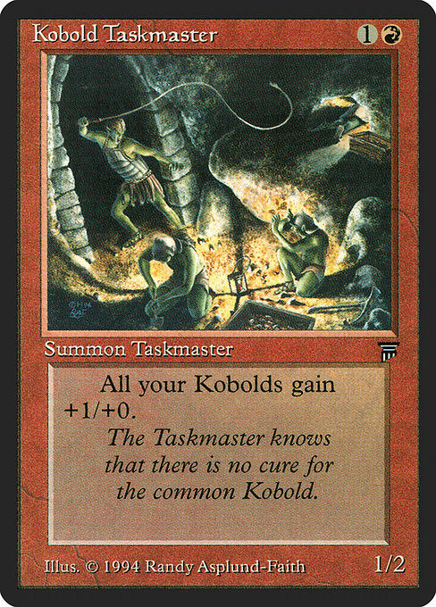 Kobold Taskmaster [Legends] | Gam3 Escape