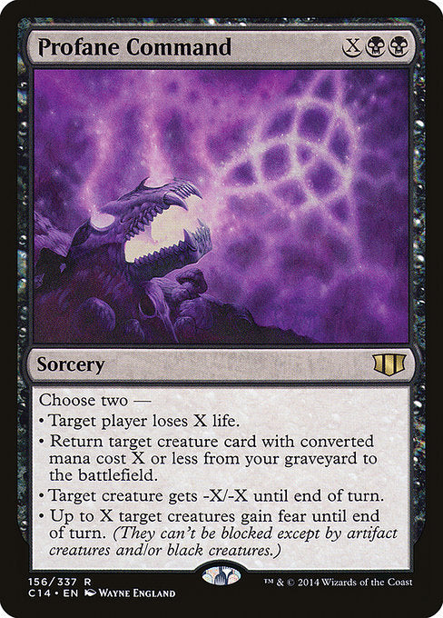 Profane Command [Commander 2014] | Gam3 Escape