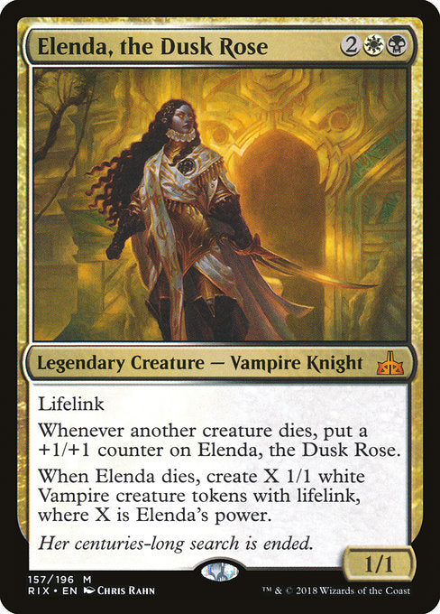 Elenda, the Dusk Rose [Rivals of Ixalan] | Gam3 Escape