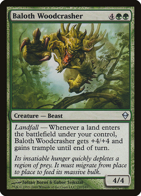 Baloth Woodcrasher [Zendikar] | Gam3 Escape