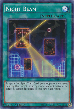 Night Beam (Shatterfoil) [BP03-EN176] Common | Gam3 Escape