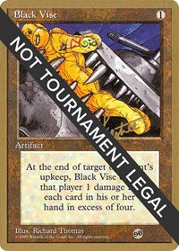 Black Vise - 1996 Bertrand Lestree (4ED) (SB) [World Championship Decks] | Gam3 Escape