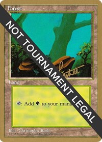 Forest (A) - 1996 Bertrand Lestree (4ED) [World Championship Decks] | Gam3 Escape