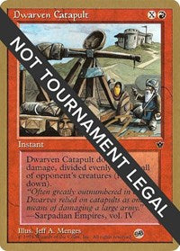 Dwarven Catapult - 1996 Eric Tam (FEM) (SB) [Pro Tour Collector Set] | Gam3 Escape