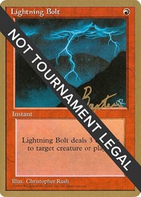 Lightning Bolt - 1996 George Baxter (4ED) [World Championship Decks] | Gam3 Escape