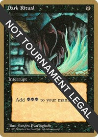 Dark Ritual - 1996 Leon Lindback (4ED) [Pro Tour Collector Set] | Gam3 Escape