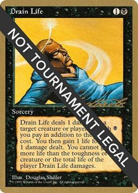 Drain Life - 1996 Leon Lindback (4ED) [Pro Tour Collector Set] | Gam3 Escape