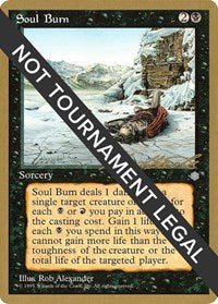 Soul Burn - 1996 Leon Lindback (ICE) [World Championship Decks] | Gam3 Escape