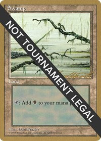 Swamp (C) - 1996 Leon Lindback (4ED) [World Championship Decks] | Gam3 Escape