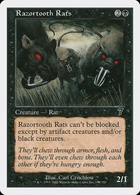 Razortooth Rats [Seventh Edition] | Gam3 Escape