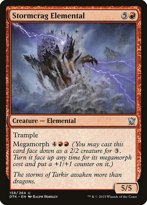 Stormcrag Elemental [Dragons of Tarkir] | Gam3 Escape