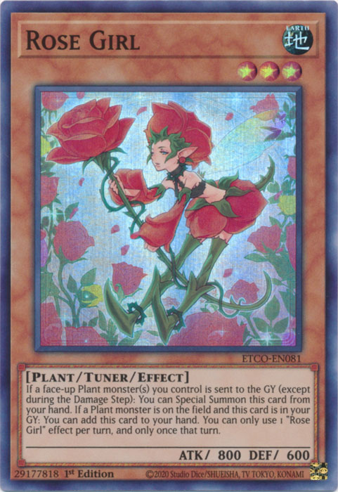 Rose Girl [ETCO-EN081] Super Rare | Gam3 Escape