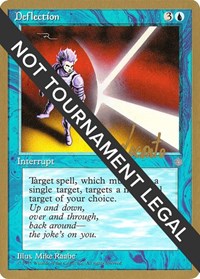 Deflection - 1996 Michael Loconto (ICE) [Pro Tour Collector Set] | Gam3 Escape