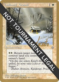 Hallowed Ground - 1996 Michael Loconto (ICE) [Pro Tour Collector Set] | Gam3 Escape