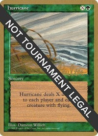 Hurricane - 1996 Preston Poulter (4ED) [Pro Tour Collector Set] | Gam3 Escape