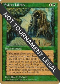 Sylvan Library - 1996 Preston Poulter (4ED) [World Championship Decks] | Gam3 Escape